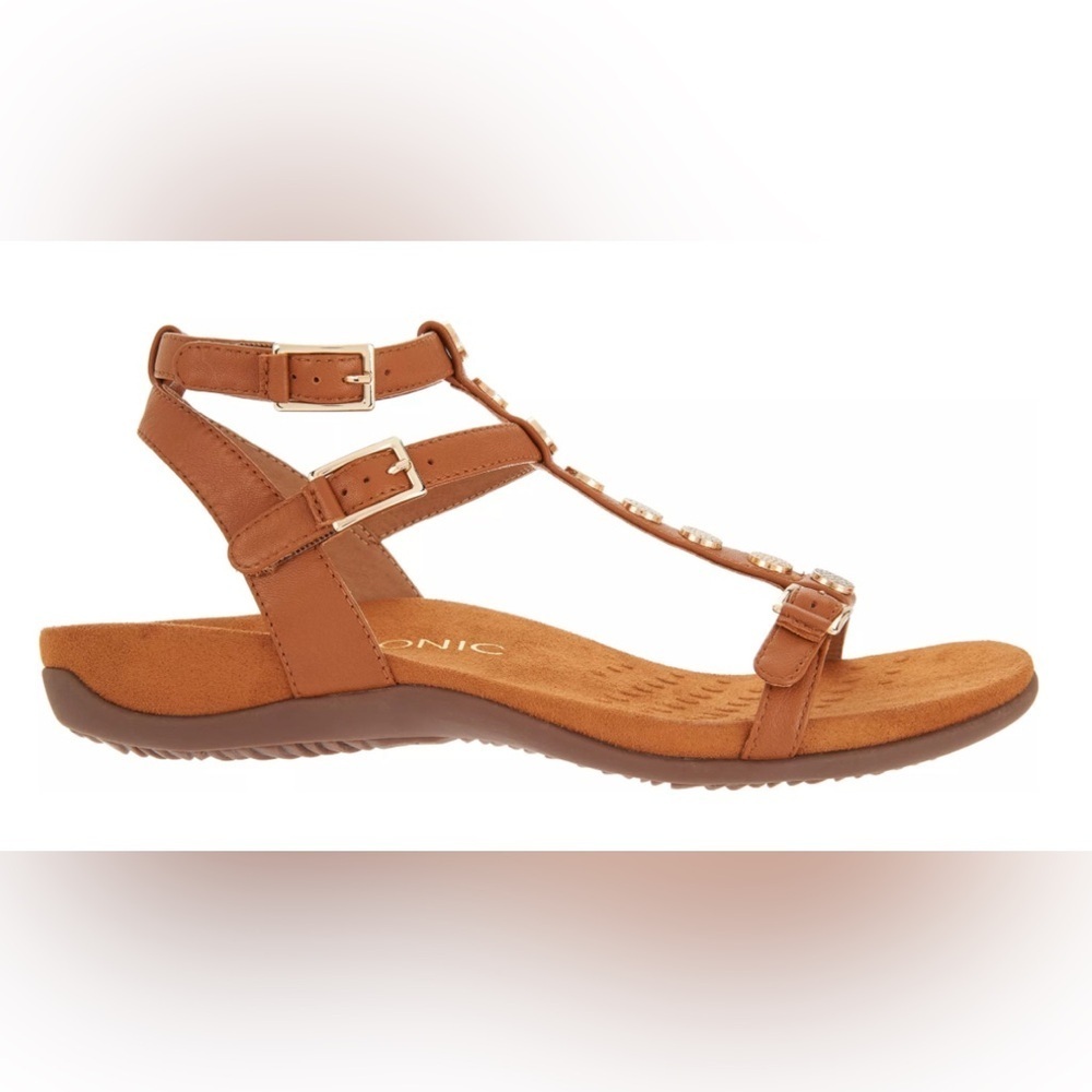 Vionic Hailey Gladiator Sandals comfort walking orthopedic 9.5